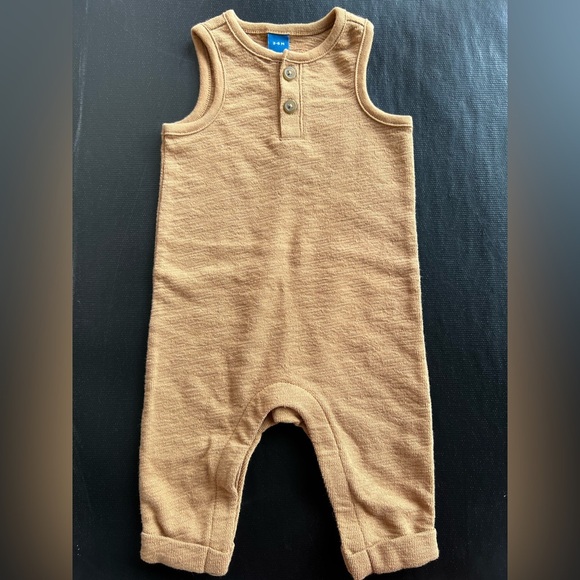 Infant baby old navy 3-6M tank top long snap jumpsuit - Picture 1 of 8